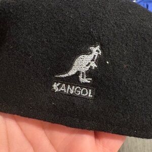 Vintage Kangol beret Classic 100% pure new wool Black Beret hat